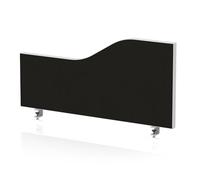 Impulse Plus Wave 450/800 Desktop Screen Black Fabric Light Grey Edges