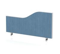 Impulse Plus Wave 450/800 Desktop Screen Sky Blue Fabric Light Grey Edges