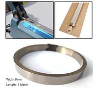 Impulse Sealer Heat Wire Element Set with High Cloth for SF-200 and Similar Strip Sealing Machines, Compatible with 200mm 300mm 400mm Plastic Bag Sealing Applications(8mm Heating Wire)