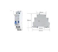 Impulse Signal Pulse Relay NJMC1 Signal Relay NJMC1-16 1P 2P 3P 4P AC220V DC24V 16A EKFBQBGW(1P DC24V)
