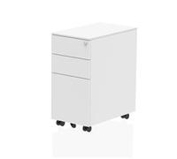 Impulse Slim Mobile Pedestal White - I000906