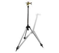 Impulse Sprinkler Garden Watering Tripod Base Adjustable Hose Water Spray