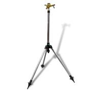 Impulse Sprinkler Garden Watering Tripod Base Adjustable Hose Water Spray
