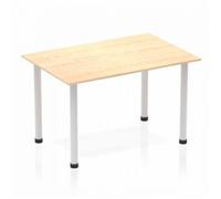 Impulse 1200 Table Maple Silver Leg