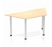 Impulse 1600 Trap Desk Maple Silver Leg