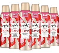 Impulse True Love Body Spray Deodorant 6 x 150 ml