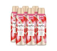 Impulse True Love Women's Body Spray, 150ml, Pack of 6 | Rose & Coconut Fragrance, Fruity Floral Blend, All-Day Freshness