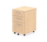 Dynamic I001656 office drawer unit Maple Melamine Faced Chipboard (MFC