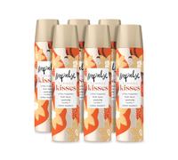 Impulse Vanilla Kisses Women's Body Spray, 75ml, Pack of 6 | White Floral Gourmand Fragrance, Raspberry & Vanilla Notes, All-Day Freshness