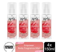 Impulse WideAwake, BalancedMind, Empower, InnerPeace Body Fragrance Mist, 150ml