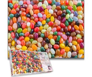 Impuzzibles Nearly Impossible Puzzles - Candy Beans 1000 Piece Jigsaw Puzzle For Adults - 66cm X 50cm - Challenging Jigsaw Puzzles, Great Gift For All Ages