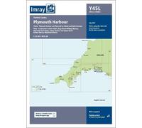 Imray Chart Y45 Laminated: Plymouth Harbour (Small Format) (Y Charts): 45