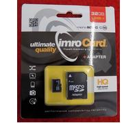 Imrocard Memory Card HQ 32GB UHS-I Micro SDHC with Adapter Class 10 ADP