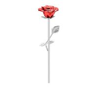 Imrsanl Rose Flower Keepsake Urns for Human Ashes - Memorials Urn Locket - Long-Stem Colorful Rose Flower Cremation Urns - Funeral Urn for Ashes Adult Cremation Keepsake for Ashes, Stainless Steel, No