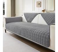 IMSGVIFO Couch Cover, Sofa Cover 1/2/3/4 Seater L Shape Sofa Cover Corner Sofa, Universal Non-Slip Sofa Throw, Solid Thick Textured Sofa Protector for Living Room