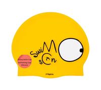 IMSPIRA Funny Kids Swim Cap Silicone Adults Novelty Patterned Swimming Hat | SwimSon Swim Caps for Women Kids Patterned Swimming Hat Silly Mens Funny Original Design Aquagym Open Water Pool Boys Girls