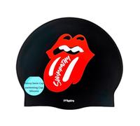 IMSPIRA Swimpathy Funny Adults Swim Cap Silicone Rock Novelty Swimming Hat | Swim Caps for Women Swimming Cap Men Kids Patterned Swim Hat Silly Mens Funny Original Design Aquagym Open Water
