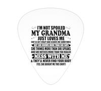 I'MSpoiled My Grandpa Just Loves Me Guitar Picks Plectrums For Guitar Bass 12 Pack