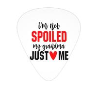 I'MSpoiled My Grandpa Just Loves Me Guitar Picks Plectrums For Guitar Bass 12 Pack