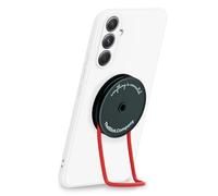 IMstick Magnetic Phone Grip, Phone Holder, Phone Stand, Car & Bike Phone Mount, Phone Kickstand, Flexible Silicone Wires for Non-Magnetic Surfaces Included, NOT Compatible with MagSafe - Black