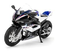 imtfzct 1/12 BMW HP4 Model Car with Sound and Light, Mini Racing, Collectible for 4-7 Years Old (White)
