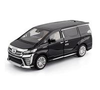 imtfzct 1:18 Scale Vellfire Model Car with Sound and Light Effects, Pull-Back Function, and Automatic Door Opening-Collector-Grade Realistic Details, Platinum Edition Gift Choice Black
