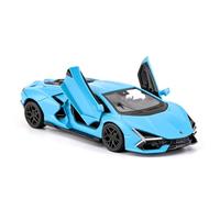 imtfzct 1/36 Lamborghini Reventon Diecast Model Car, Alloy Sports Car Replica with Scissor Open Doors, Pull Back Toy Vehicle, Collectible Supercar Gift for Car Enthusiasts Blue
