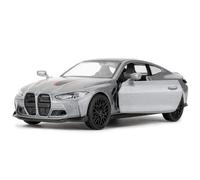imtfzct 1:36 Scale BMW M4 CSL Alloy Model Car, Die-cast Toy Car Age 3+ with Pullback Function, Birthday Gift for Kids (Grey)