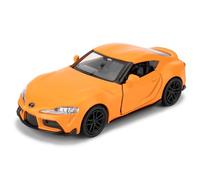 imtfzct 1/36 Toyota Supra Alloy Model Car, Toy Car with Pull Back Functio, Collecting and Decorating Model Toys, Car Gifts for Boys and Girls Orange