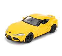 imtfzct 1/36 Toyota Supra Model Car, Toy Car with Pull Back Function, Collecting and Decorating Model Toys, Car Gifts for Boys and Girls Yellow