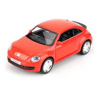 imtfzct 2012 Volkswagen Beetle Toy Car, 1/36 scale Alloy Model Vehicle, Toy Vehicle with Pull Back Function, Children's Collectible Model Car, Gift for Kids(Red)
