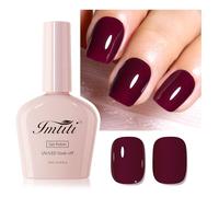 Imtiti Dark Red Gel Nail Polish, 1Pcs Deep Maroon Red Gel Polish Soak Off UV LED Gel Polish, Long Lasting, Nail Art Manicure Salon DIY at Home for Autumn and Winter (0.34 Fl Oz)
