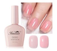 Imtiti French Styles Gel Nail Polish, Sheer Jelly Pink Translucent Pink Color UV/LED Soak Off Gel Polish for DIY Nail Art Manicure and Pedicure at Home or Salon (0.34 Fl Oz-957)