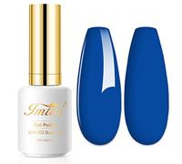 Imtiti Gel Nail Polish, 0.5 Fl Oz Royal Blue Color Soak Off LED UV Nail Polish for DIY Nail Art, Manicure Salon Kit for Women Girls
