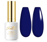 Imtiti Gel Nail Polish, 1 Pcs 15ml Navy Blue gel nail polish Color Soak Off Gel Polish Nail Art Manicure Salon DIY Nail Lamp Gel Nail Design Christmas Decoration at Home