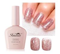 Imtiti Glitter Gel Nail Polish, 1Pcs Rose Gold Sparkle Soak Off UV LED Gel Polish, Long Lasting, Manicure Salon DIY at Home for Women (0.34 Fl Oz-959)