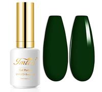 Imtiti Green Gel Nail Polish, 1 Pcs 15ml Emerald Green gel nail polish Color Soak Off Gel Polish Nail Art Manicure Salon DIY Nail Lamp Gel Nail Design Christmas Decoration