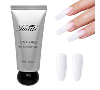 Imtiti Milky White Extension Gel 30g French Base | HEMA-Free & TPO-Free Poly Builder · Milky White Opaque Finish · 28+ Day Strong Hold · Self-Leveling Beginner DIY Salon