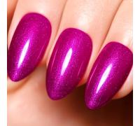 Imtiti Pearl Gel Nail Polish,15 ML Wine Red Glitter Drawing Gel Polish Shell Thread Shimmer Mermaid Nail Gel Polish Soak Off UV LED for Home DIY Nail Art Manicure Salon