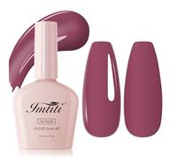 Imtiti Plum Gel Nail Polish, 1Pcs Grape Purple Gel Polish Soak Off UV LED Gel Polish, Long Lasting, Nail Art Manicure Salon DIY at Home for Autumn and Winter (0.34 Fl Oz)