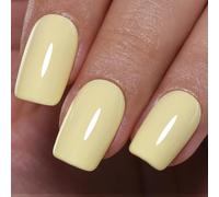 Imtiti Yellow Gel Nail Polish, 1Pcs Yellow Soak Off UV LED Gel Polish, Long Lasting, Nail Art Manicure Salon DIY at Home for Spring and Summer (0.34 Fl Oz-987)