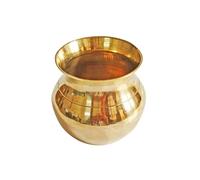 IMTRA FASHION Small Brass Lota Kalash for Pooja, Diwali & Temple Decoration Indian handmade Gadvi Kalasham