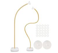 Imtrub Balloon Arch - Wedding Balloon Arch Floor Stand,Heavy Duty Floor Holder Party Decorations for Wedding Reception Ceremony Store Opening Baby Shower Holiday