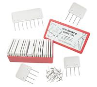 Imtrub Blocking Pins Kit | Knit Blocking Combs | Set of 25 Combs for Blocking Knitting,Crochet,Lace or Needlework Projects | Extra 100 T-pins for use with Blocking Mats for Knitting Mat