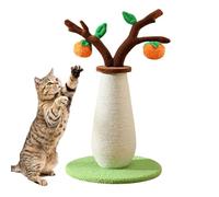 Imtrub Cat Scratcher - 22 Inch Persimmon Tree Scratcher | Cat Climbing Training Scratch Post for Mental Stimulation Indoor Apartment Boredom Relief Behavioral Enrichment