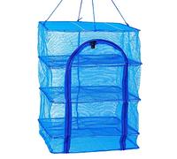 Imtrub Drying Rack Hanging, 2ft 4-layer Plant Mesh Drying Rack, Flowers, Bulbs, Fish, Large Square Dryer Hanging Drying Net With Zippers