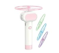 Imtrub Flying Cat Toy,Funny Disc Fetch Game Spinners with 4 Glow Propellers | Interactive Pet Hunting Toys - for Pet Dogs Training Chasing Hunting Indoor Outdoor Yard Garden Balcony Terrace