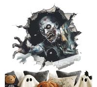 Imtrub Halloween Wall Decals - Scary Zombie Scratching Decor | Screaming Bloody Creatures Decoration for Kitchen Bar Pub Floor Bedroom Apartment