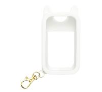 Imtrub Hand Mist Spray Case | Cute Ears Silicone Backpack Accessory - Protective Mist Case with Keychain | for Men Outdoor Travel Trip Car Beach Park Workplace School Mall Public