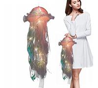 Imtrub Jellyfish Lantern Lamp, Sea Creature Portable Lamp, Ambiance Light, Theme Supplies for Kids Birthday Decors, Baby Shower Baby Room